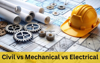 Difference between Civil,Mechanical and Electrical Engineering